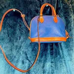 Dooney & Bourke small blue crossbody satchel